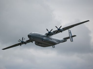 Russian Antonov An-22A heavy transport aircraft