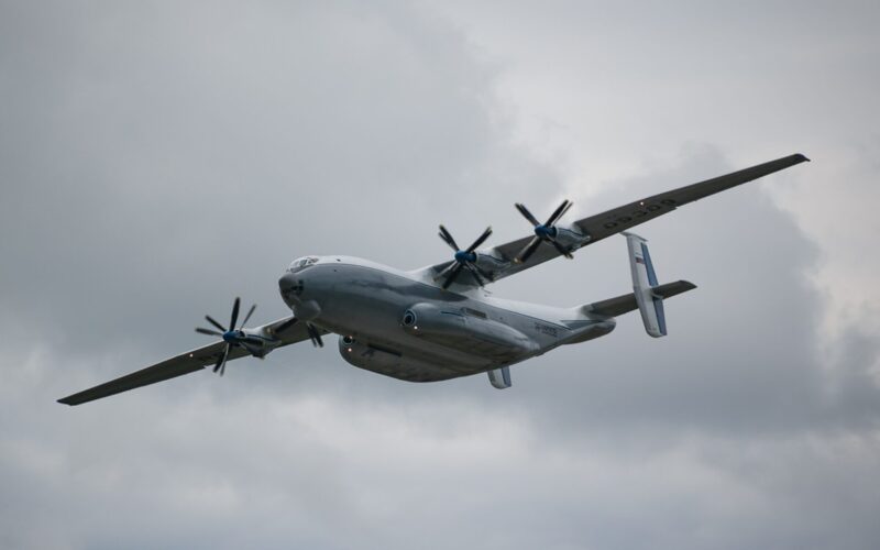 Russian Antonov An 22A heavy transport aircraft