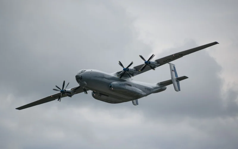 Russian Antonov An 22A heavy transport aircraft