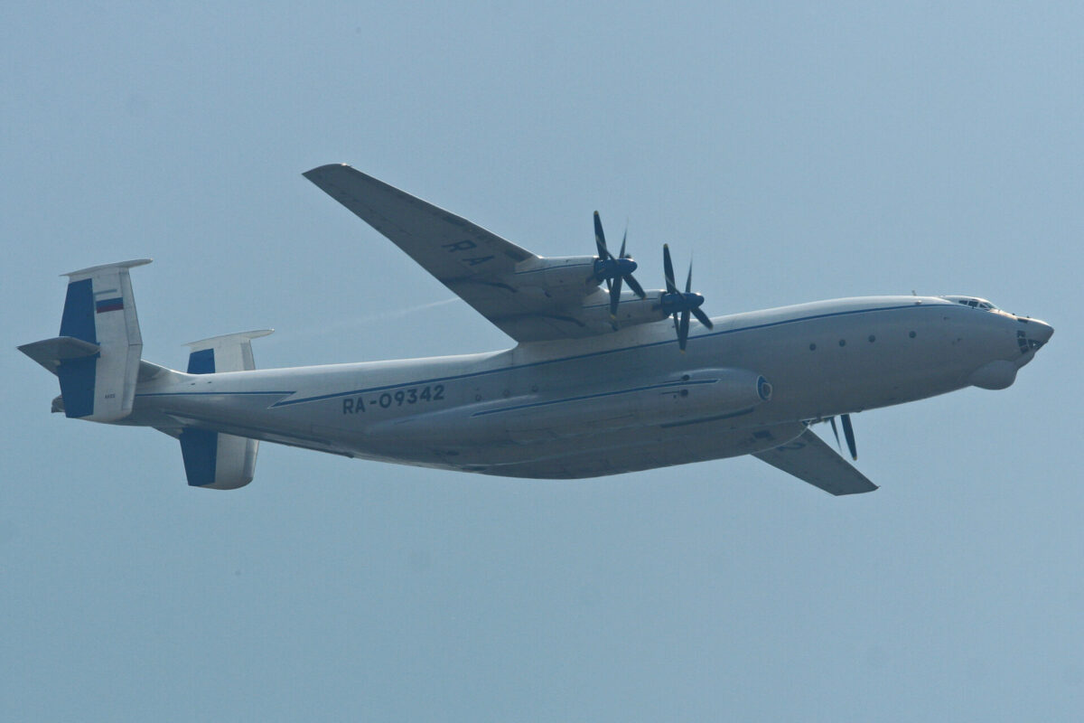 Russian Antonov An 22A heavy transport aircraft Russian Antonov An 22A heavy transport aircraft