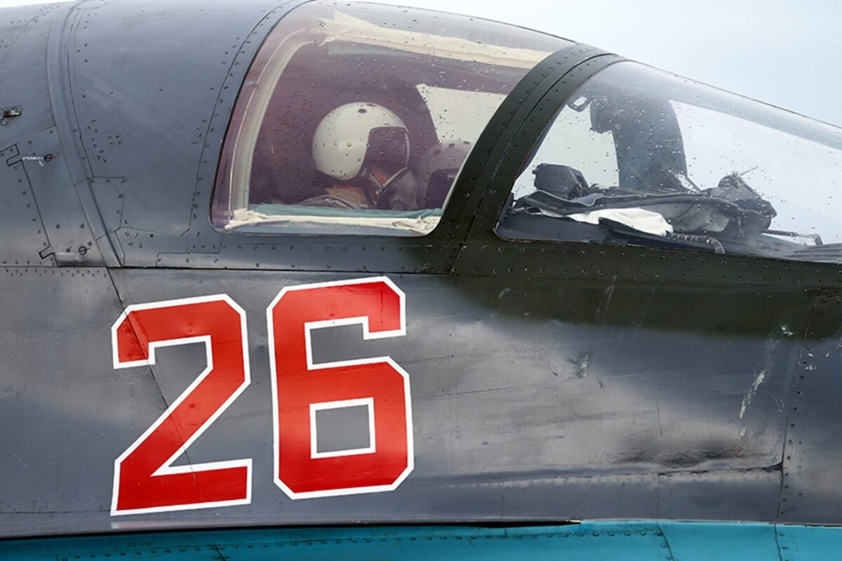 Russian Sukhoi Su 34 crew in Syria