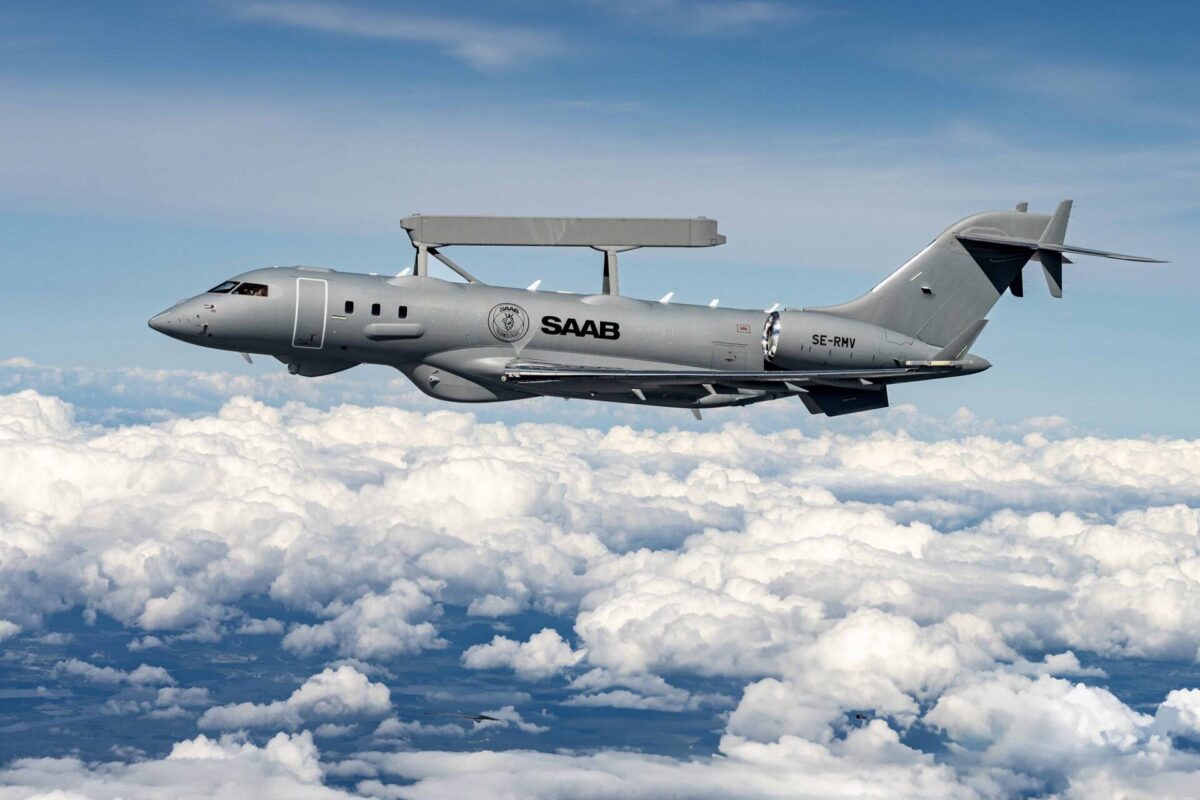 Saab GlobalEye AEWC aircraft Saab GlobalEye AEW&C aircraft