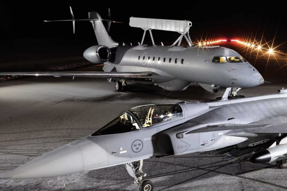 Saab Gripen and GlobalEye Saab Gripen and GlobalEye