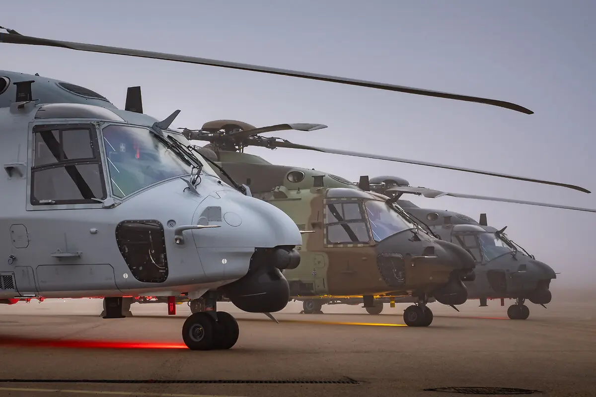 Spanish NH90 helicopters