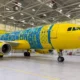 Spirit Airlines Christmas livery Airbus A320