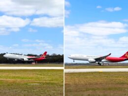 Shenzhen Airlines lands in Melbourne