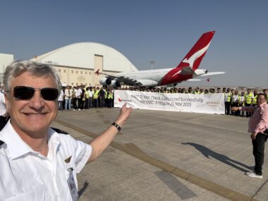 VH-OQC 12 Year Check Completion with Captain Dirk Dahmen