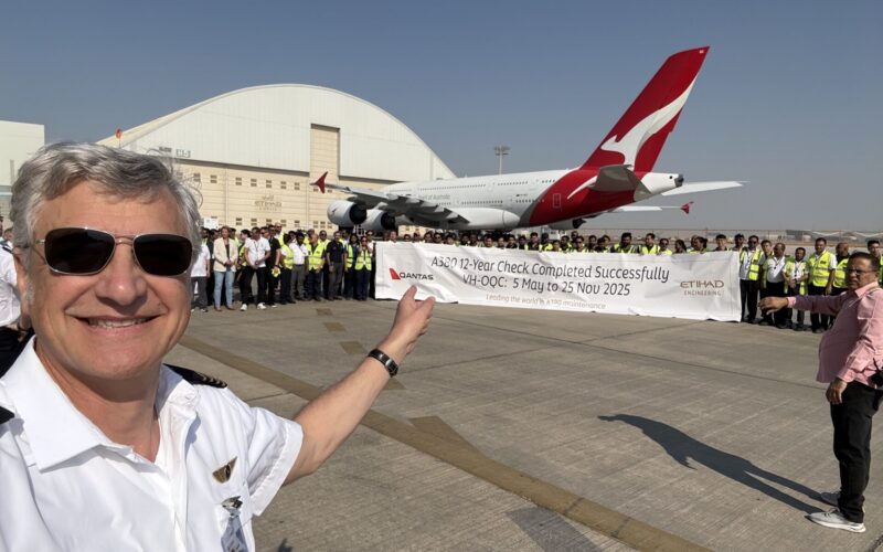 VH-OQC 12 Year Check Completion with Captain Dirk Dahmen