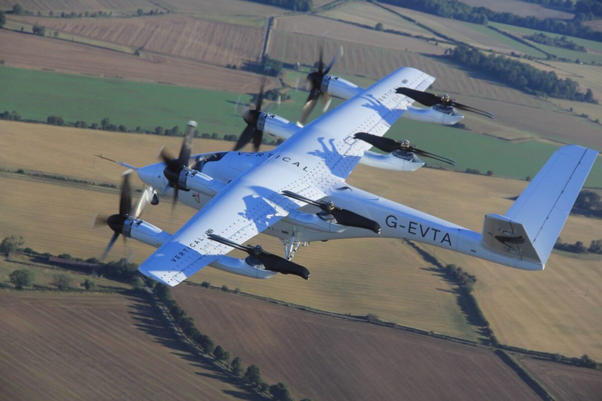 Vertical Aerospace VX4 eVTOL aircraft