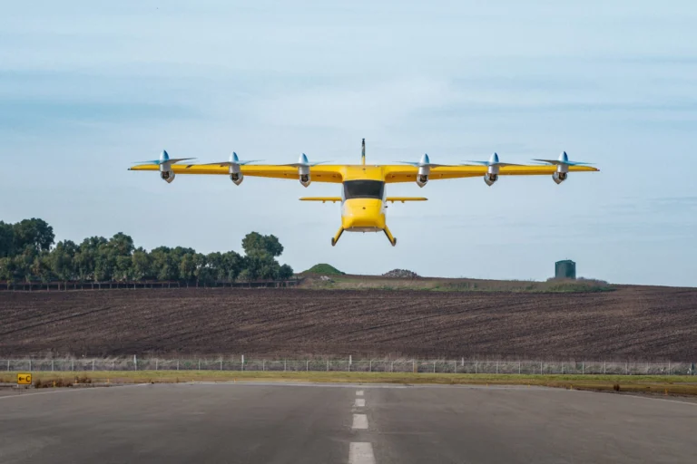 Wisk Aeros Generation 6 autonomous eVTOL aircraft during its first flight