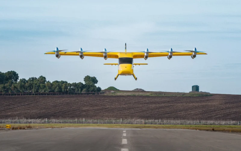Wisk Aeros Generation 6 autonomous eVTOL aircraft during its first flight