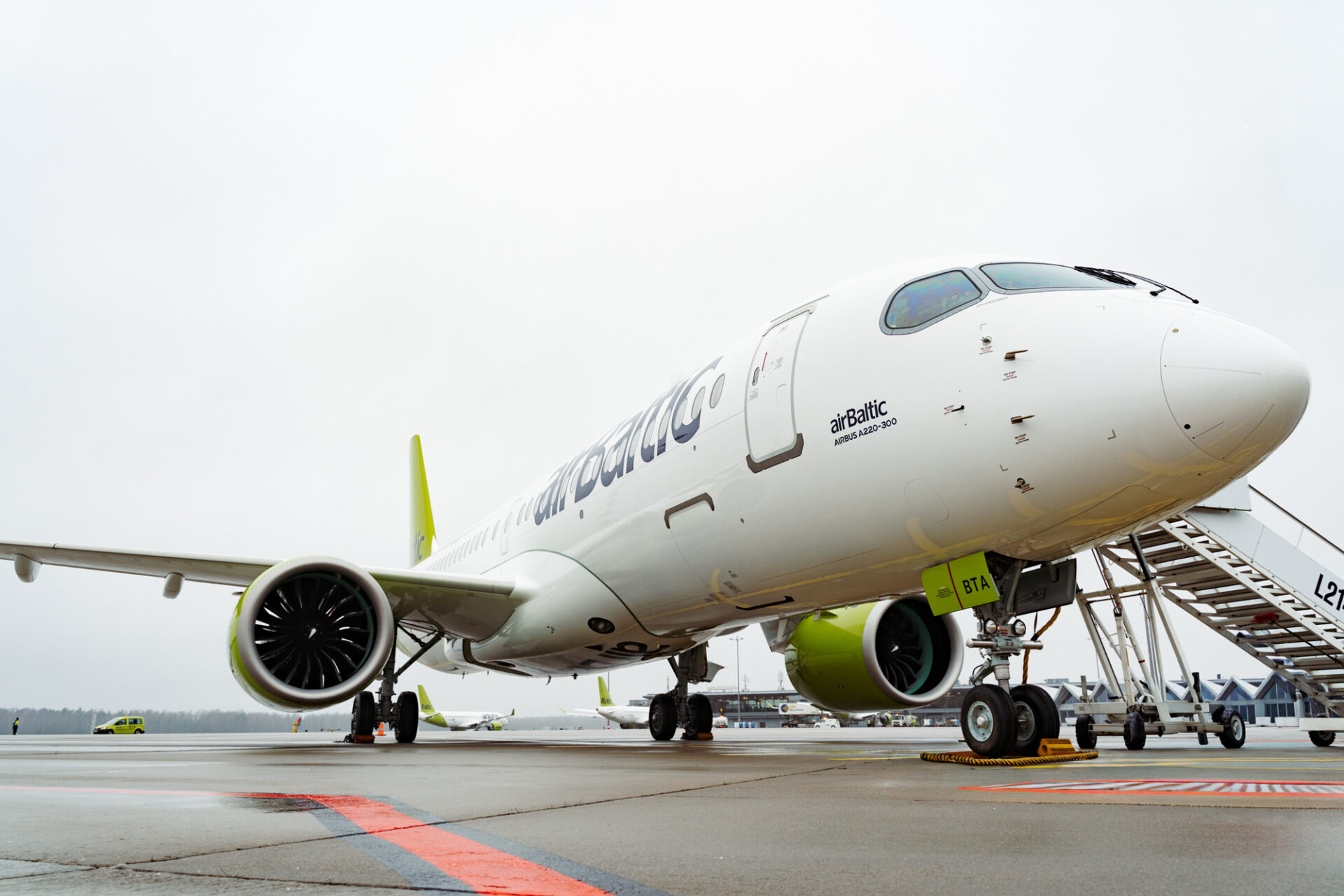 airBaltic receives 51st Airbus A220-300 in Riga: pictures