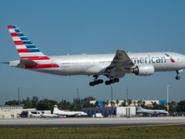American Airlines Boeing 777 Miami Airport