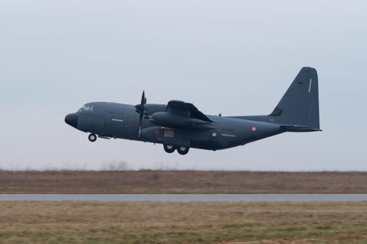 C 130J from the Franco German squadron at Evreux