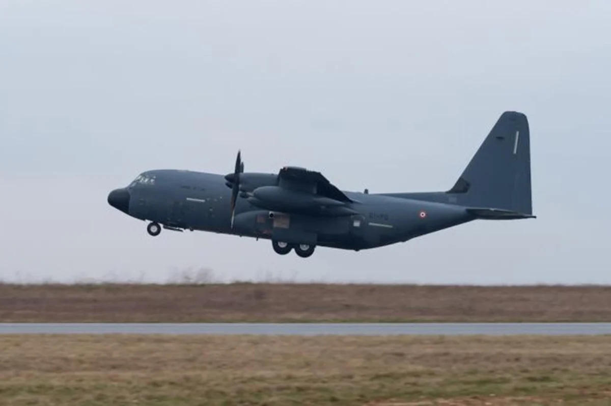 C 130J from the Franco German squadron at Evreux