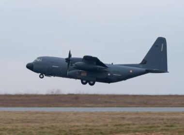 C-130J from the Franco-German squadron at Evreux