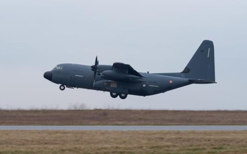 C 130J from the Franco German squadron at Evreux