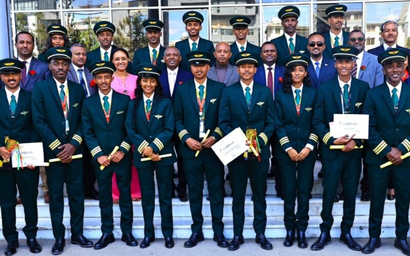 Ethiopian Airlines graduates