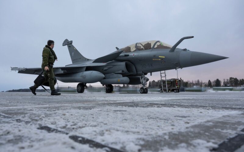 French Air and Space Force Rafale deployed to Sweden