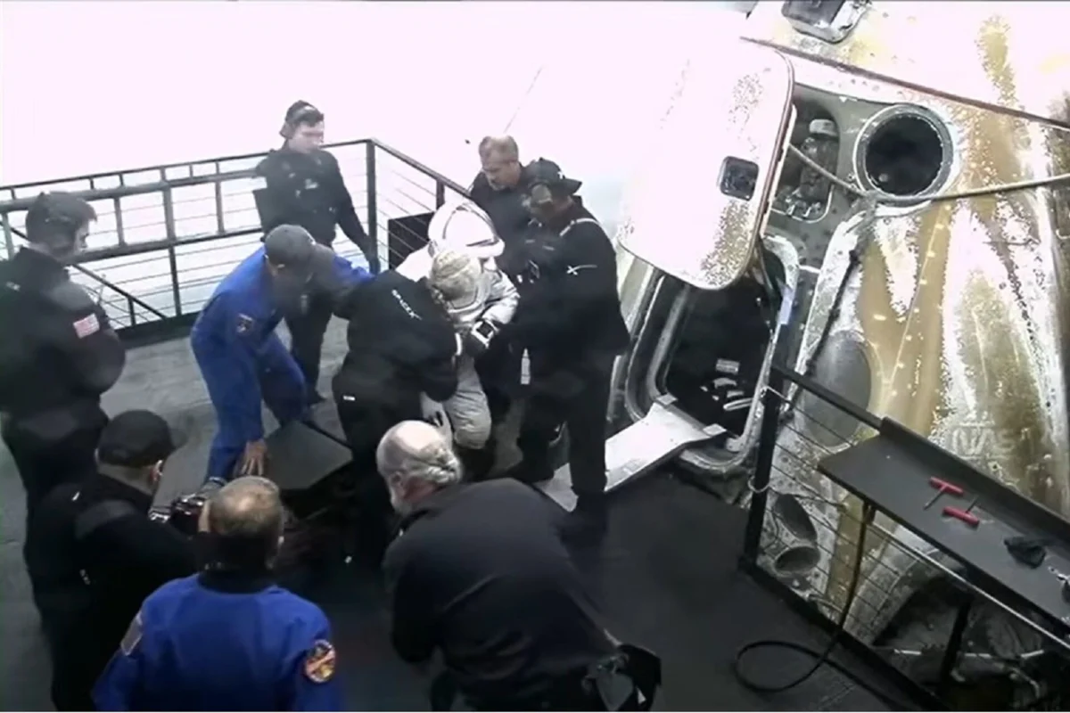 NASA Crew 11 spashdown
