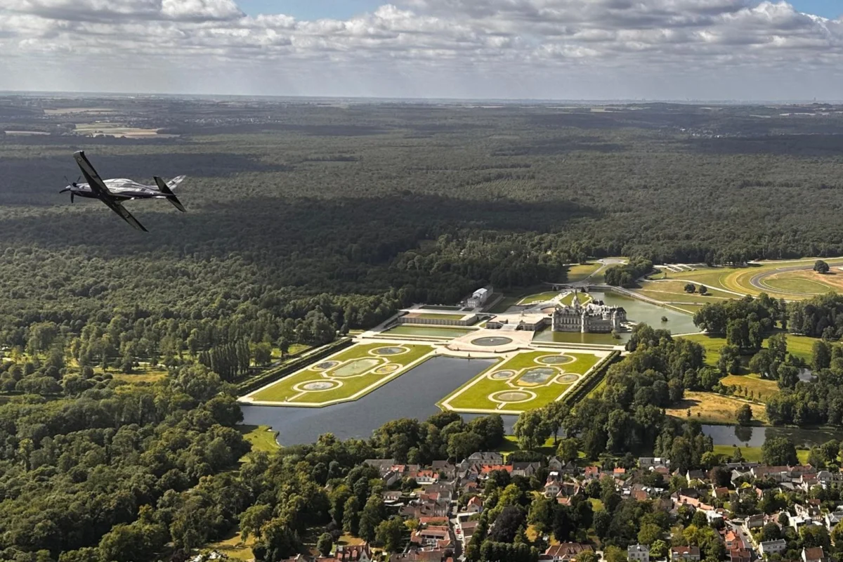 Pilatus PC 21 being used as visual surveillance aircraft Pilatus PC 21 being used as visual surveillance aircraft