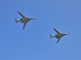 Russian Tu 160 strategic bombers