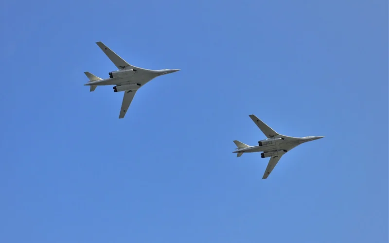 Russian Tu 160 strategic bombers