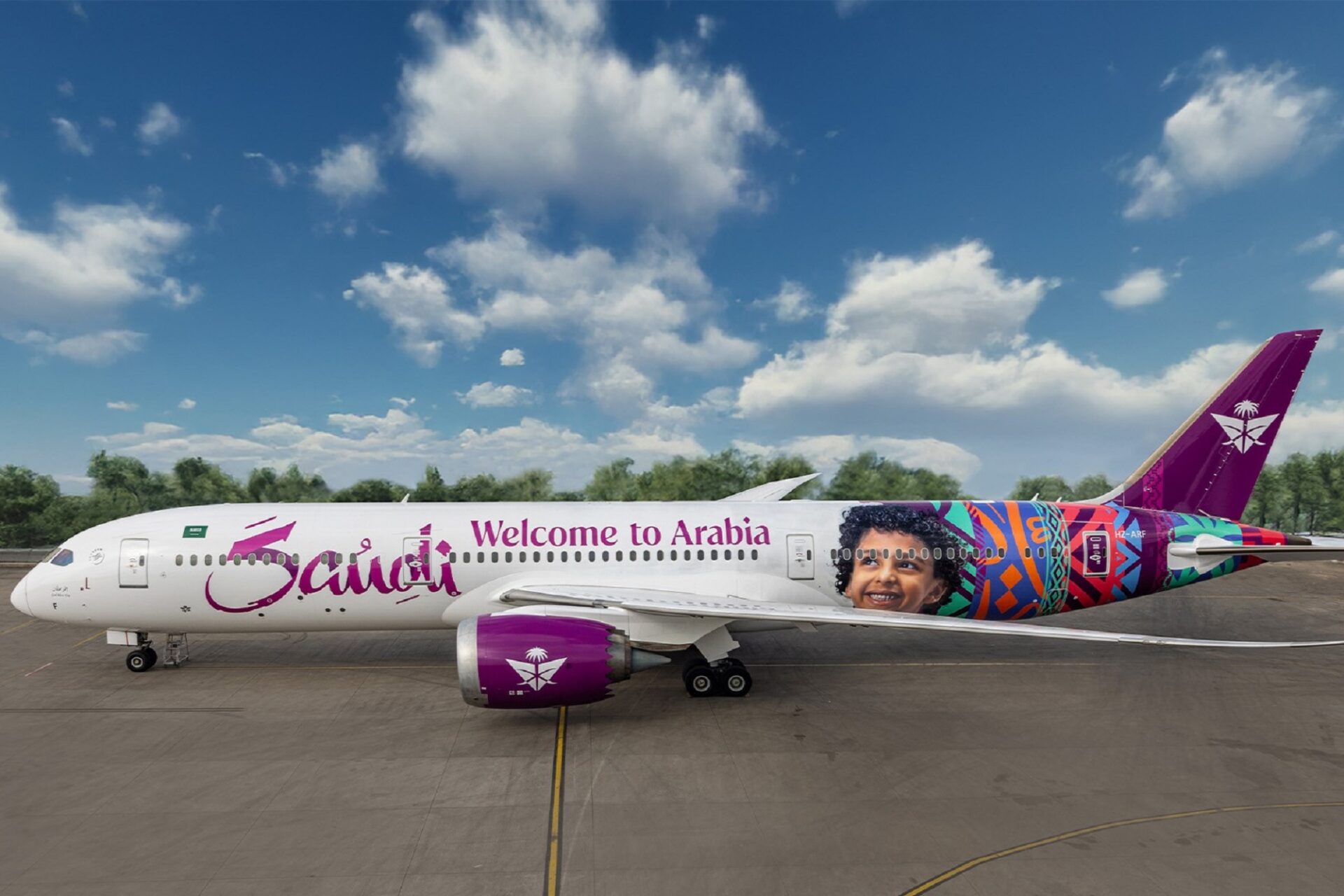 Saudia introduces Boeing 787 Dreamliner draped in new celebratory livery