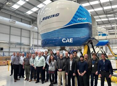 Boeing 777-9 flight training simulator