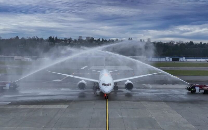 Boeing 787 8 ZA004 test aircraft