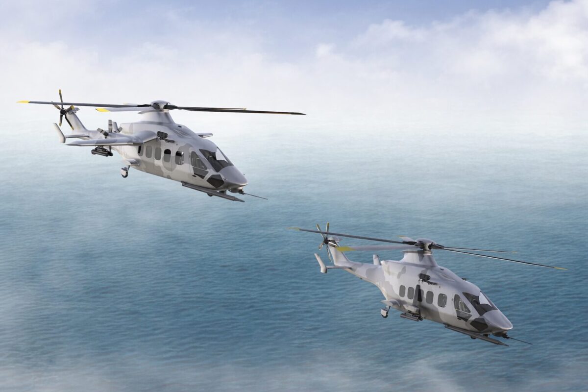 Digital rendering of Airbus next generation rotorcraft concepts