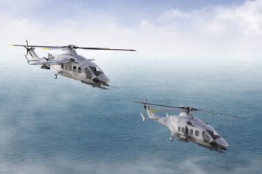 Digital rendering of Airbus next generation rotorcraft concepts