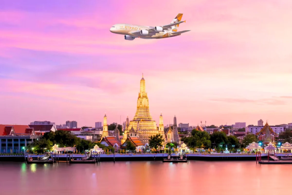Etihad A380 BKK Etihad A380 BKK