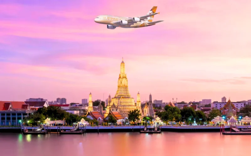 Etihad A380 BKK