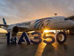 First A350 900 to Egyptair
