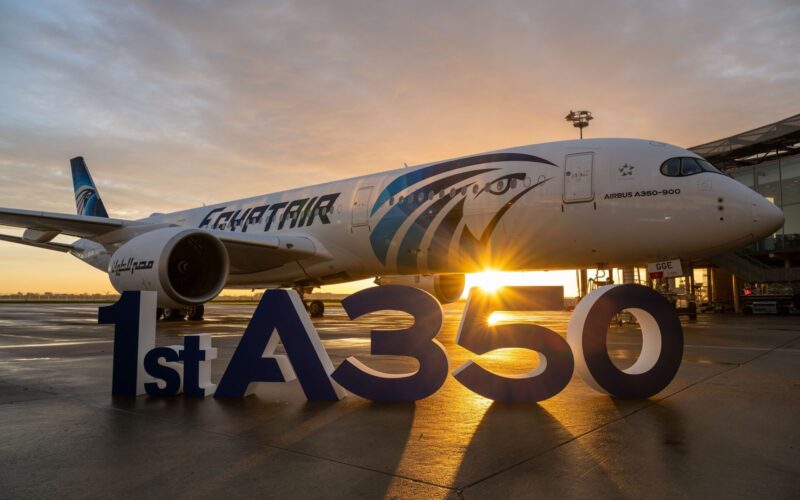 First A350 900 to Egyptair