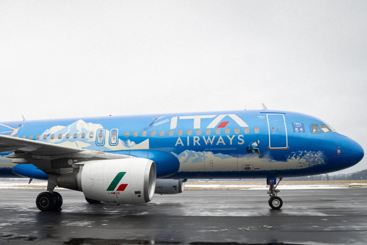 ITA Airways unveils Olympic Milano Cortina A320 livery ITA Airways unveils Olympic Milano Cortina A320 livery
