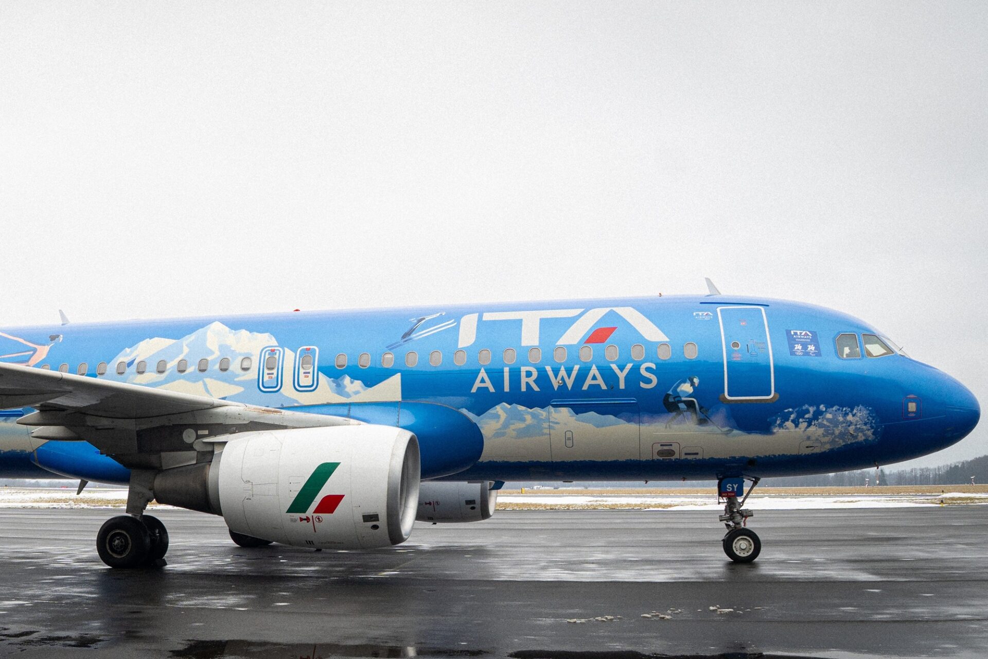 ITA Airways unveils special Olympic A320 livery for Milano Cortina