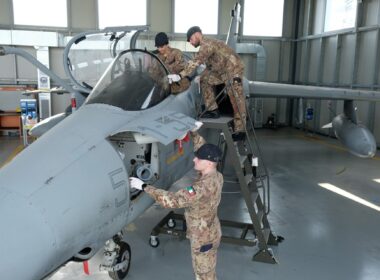 Italian Air Force AMX maintenance