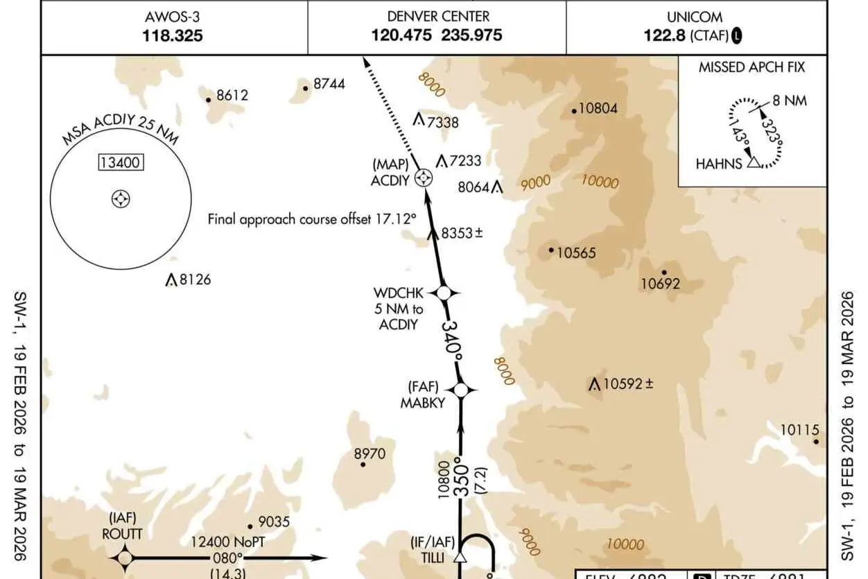 RNAV Z 32 SBS