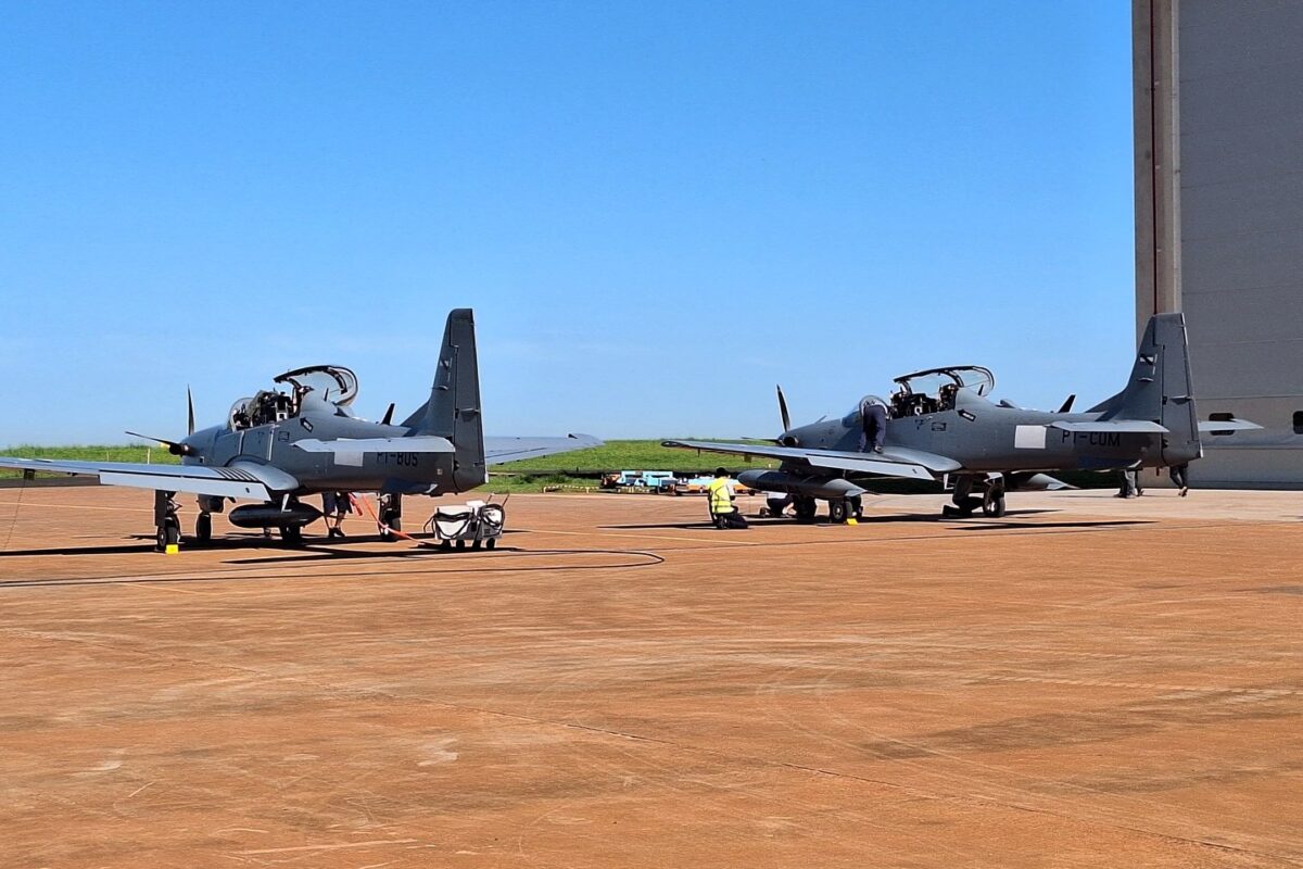 Uruguay Air Force receives first Embraer A 29 Super Tucanos Uruguay Air Force receives first Embraer A 29 Super Tucanos