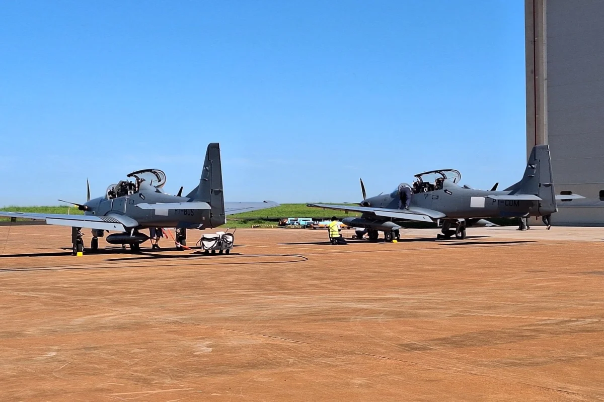 Uruguay Air Force receives first Embraer A 29 Super Tucanos