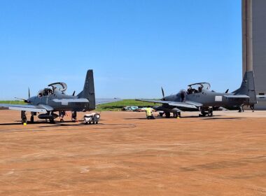 Uruguay Air Force receives first Embraer A-29 Super Tucanos