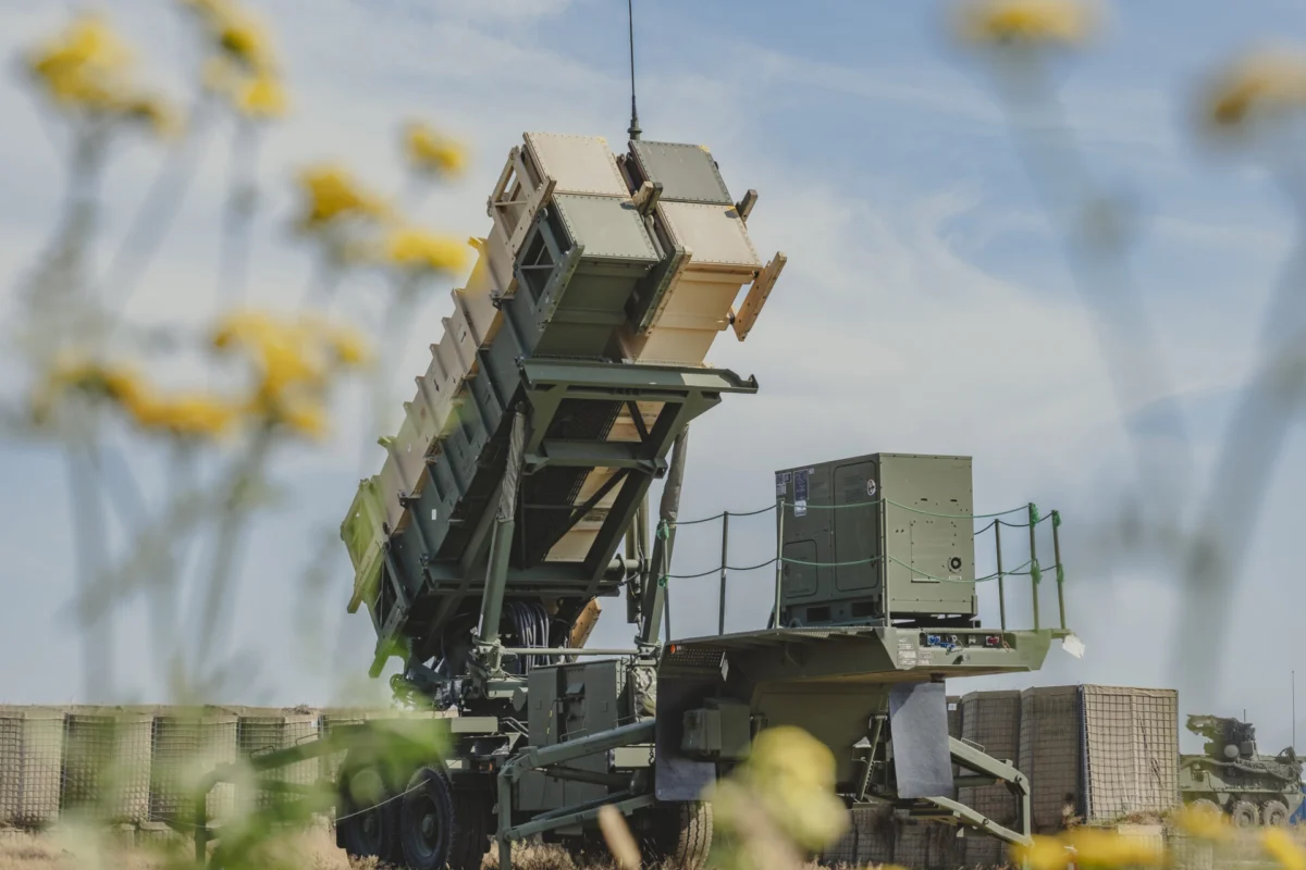A US Army Patriot launcher in Poland A US Army Patriot launcher in Poland