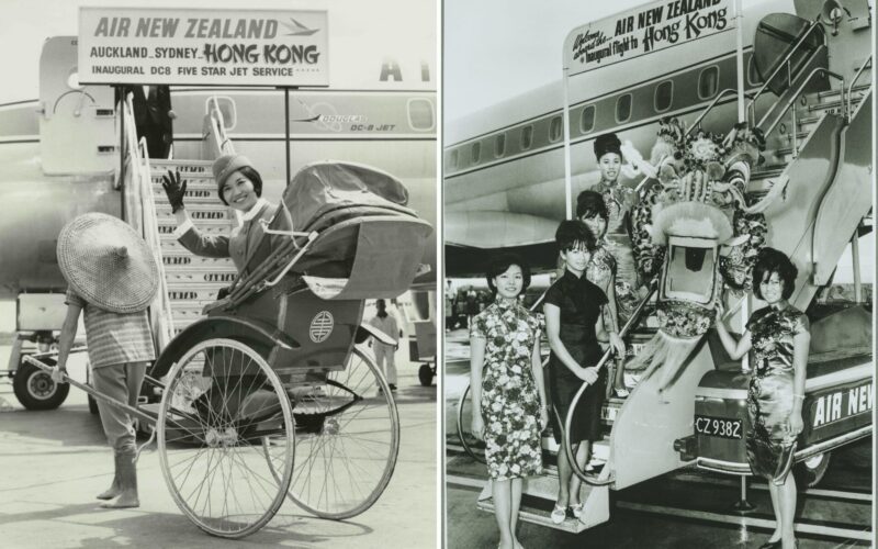 Air NZ 60 years in HKG Air NZ 60 years in HKG