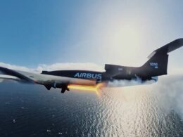Airbus Bird of Prey releases Mark I missile during demo flight