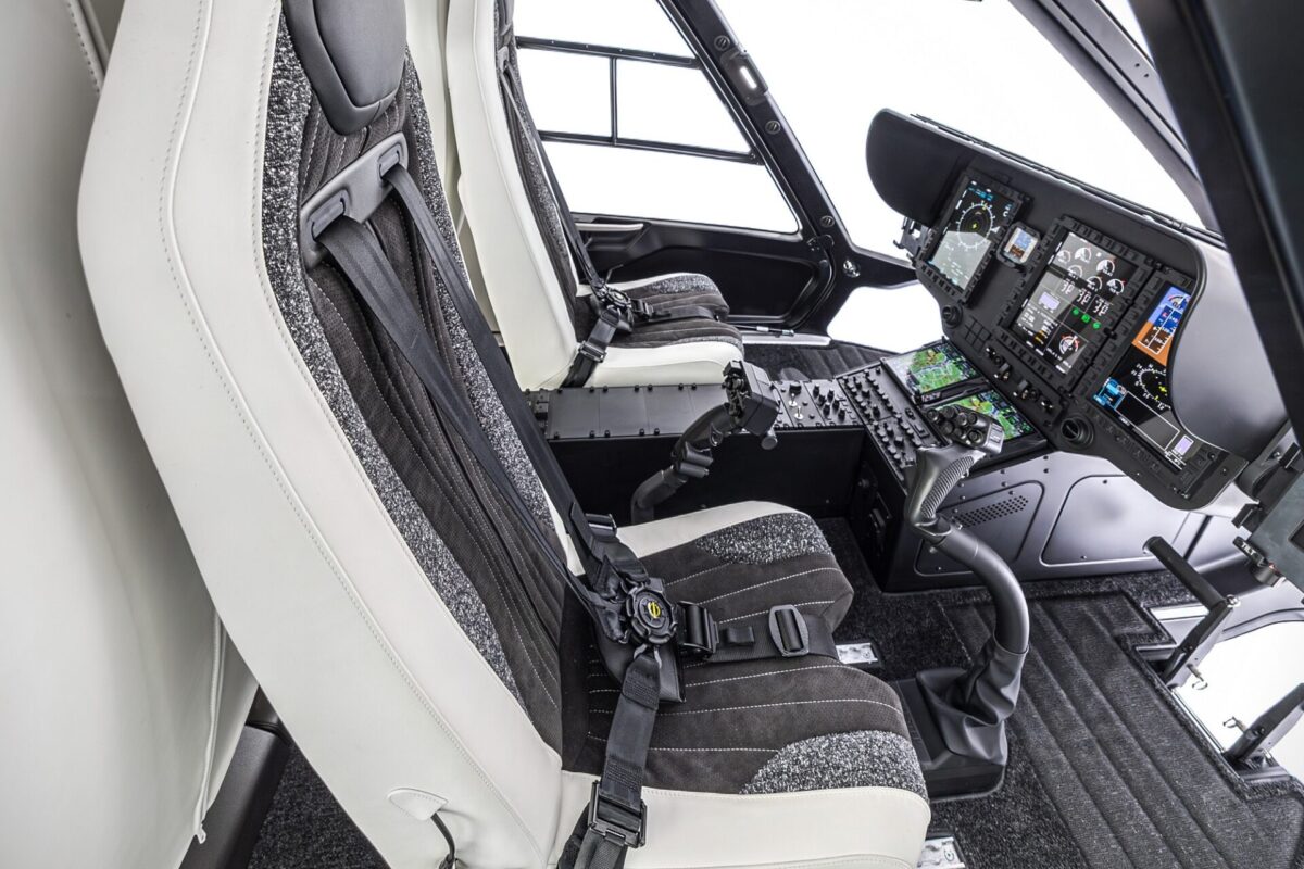 Airbus Corporate Helicopters ACH140 flight deck