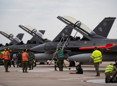 Argentina Air Force F-16 fighter jets
