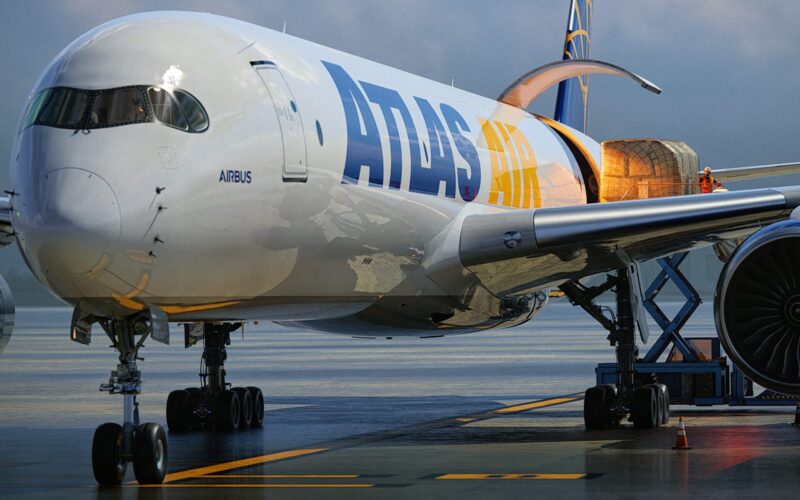 Atlas Air A350F freighter aircraft