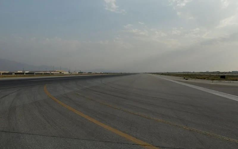 Bagram Air Base after US withdrawal